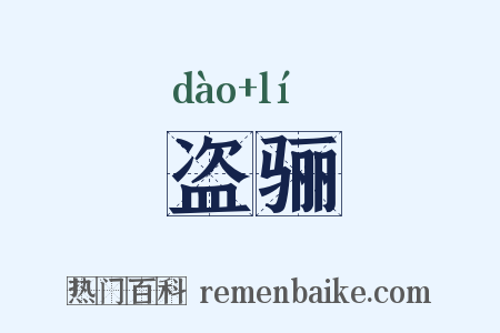 盗骊是什么意思的图片